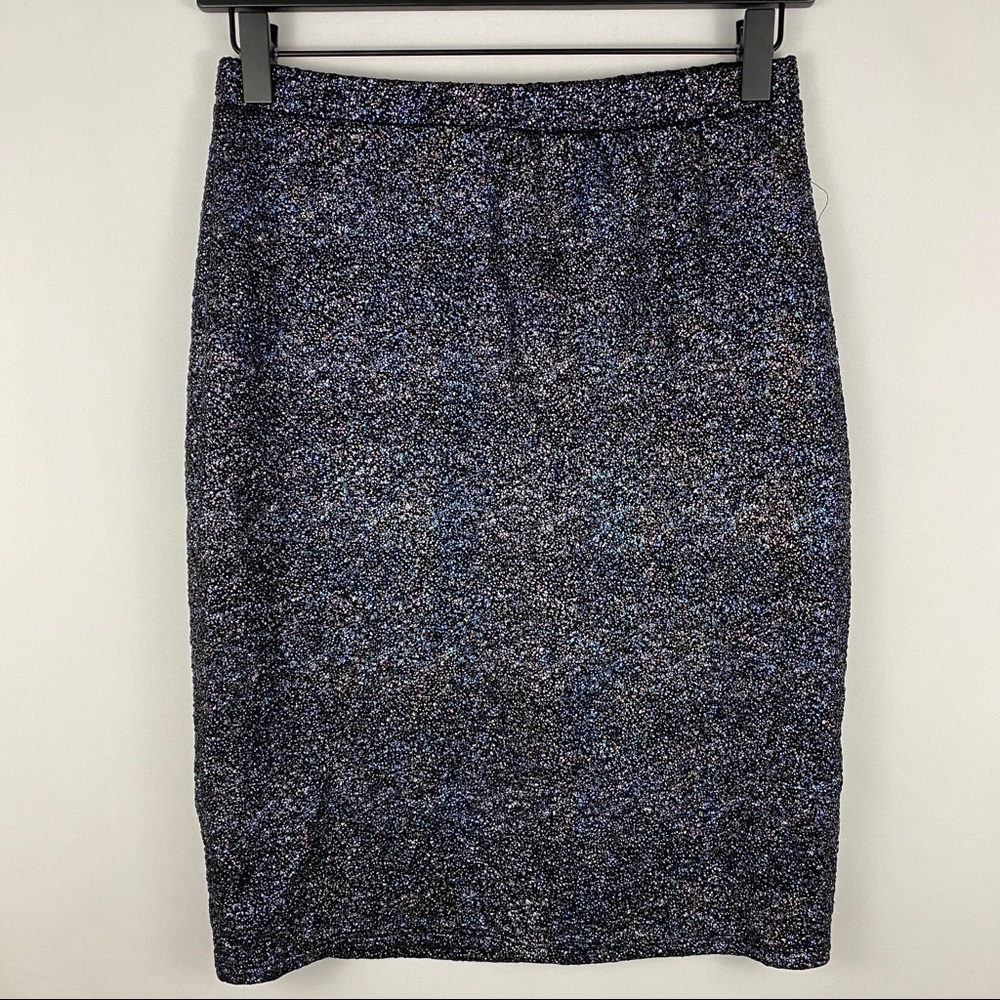 Charlotte Russe Metallic Pencil Skirt
